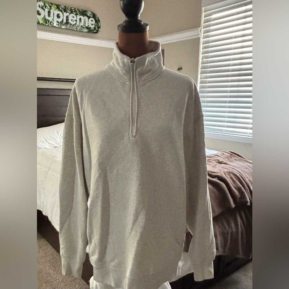 Athleta women’s 3/4 zip sweatshirt